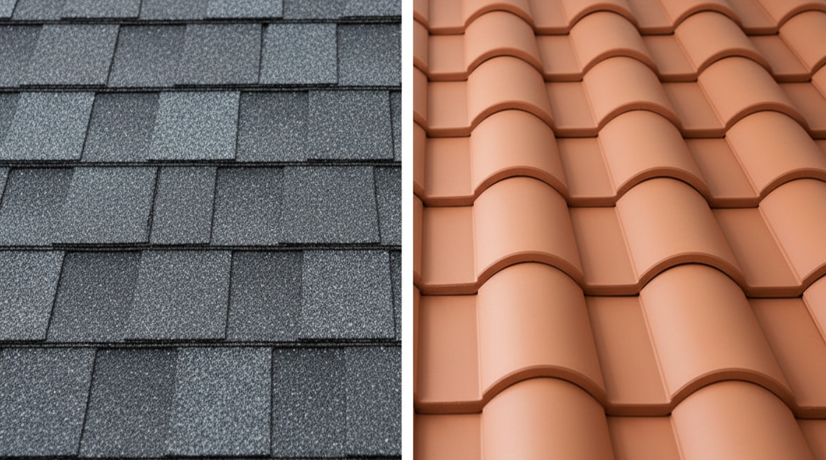 Shingle vs Tile Roof