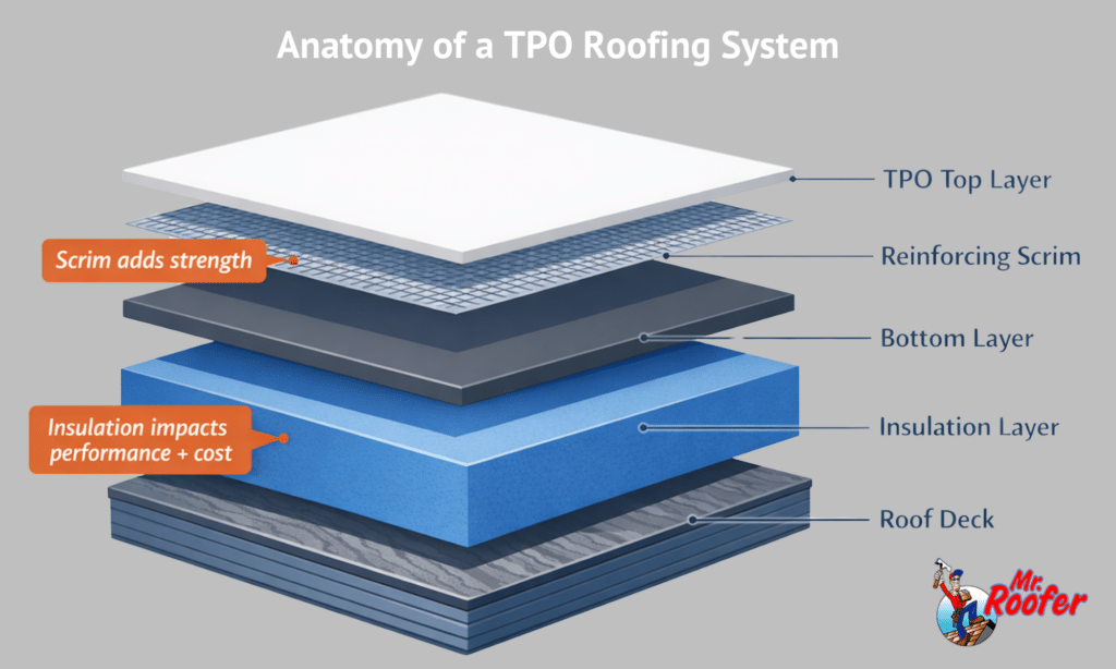 Anatomy of a TPO roof