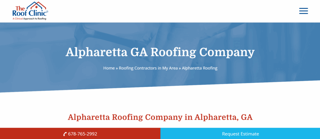 The Roof Clinic Alpharetta