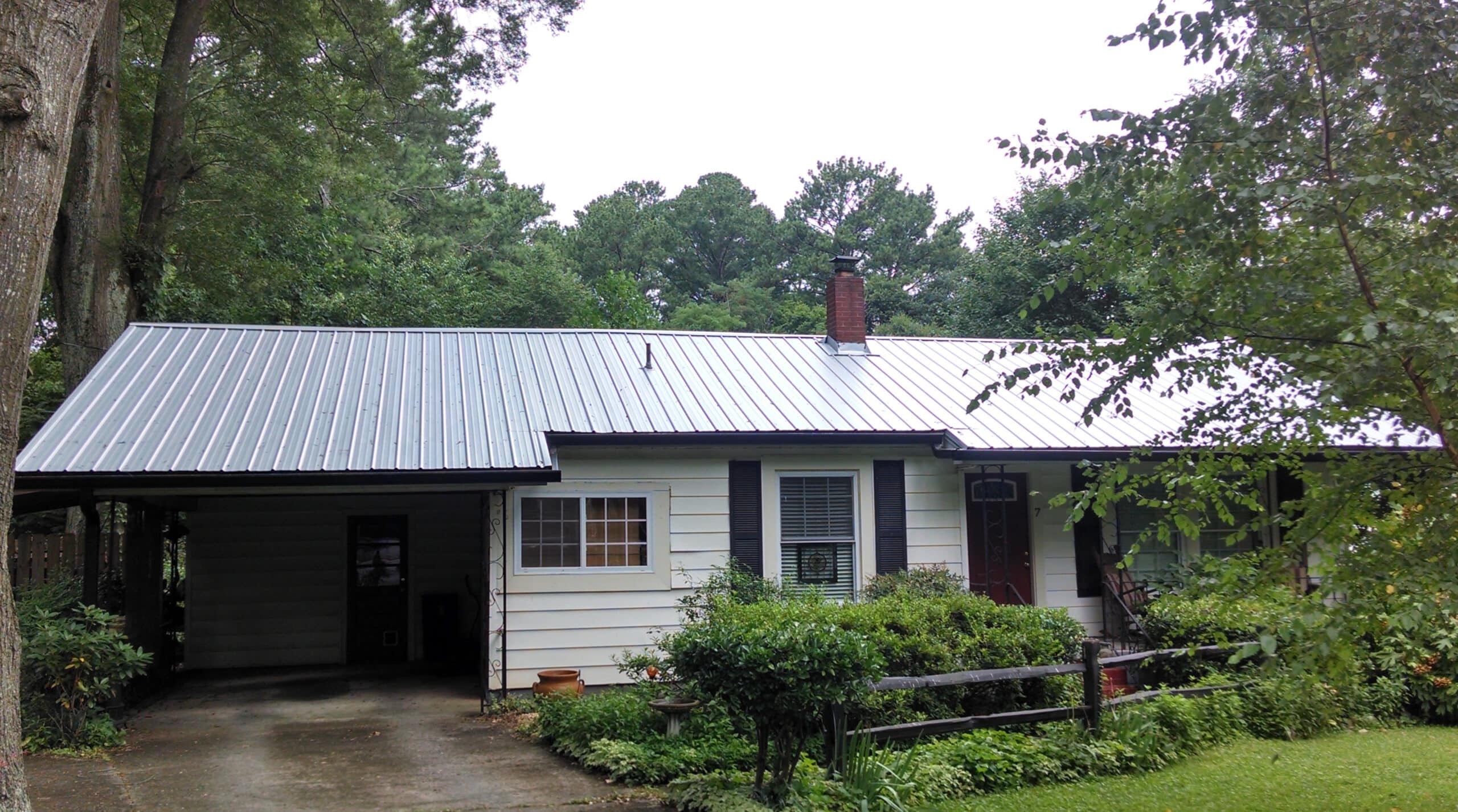 Metal roof